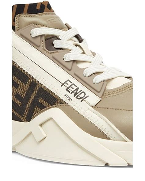 fendi flow sneakers women's|fendi flow leather sneakers.